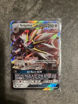 Pokemon TCG Solgaleo GX SM16 Sun & Moon Promo Ultra Rare NM - Image 1