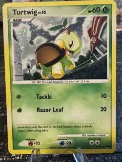Turtwig #17/17 - Pokemon TCG - POP Series 6 - Holo - NM - Image 1
