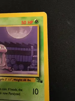 TCG Pokemon 1999 Fossil 1st Edition Grimer 48/62 Common - Image 3