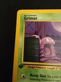TCG Pokemon 1999 Fossil 1st Edition Grimer 48/62 Common - Image 4