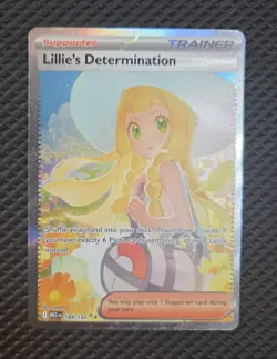 Lillie's Determination 184/132 ME01: Pokemon Mega Evolution SIR Holo 🔥 - Image 1