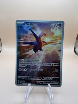 Pokemon TCG Latios 203/191 Surging Sparks Illustration - Image 2