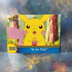 Pokemon Topps "In the Pink" OR5 Orange Islands Blue Logo - Image 1