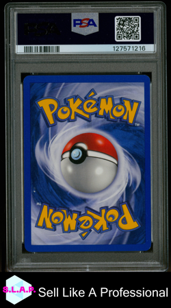 DUNKLES RASAFF GERMAN-1ST EDITION POKEMON ROCKET 2000 43 PSA 8 - Image 2