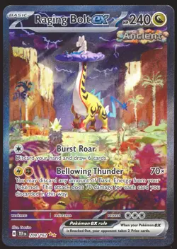 Pokemon Raging Bolt ex 208/162 Special Illustration Rare Temporal Forces NM #1 - Image 1