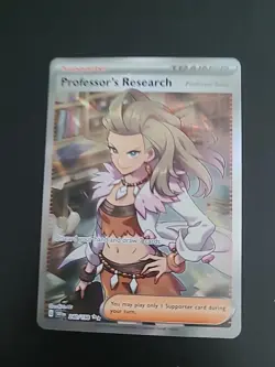 Professor's Research 240/198 Pokemon TCG Scarlet & Violet Base Full Art NM - Image 1