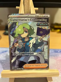 Ciphermaniac's Codebreaking 198/162 Pokemon TCG Temporal Forces Full Art NM - Image 1