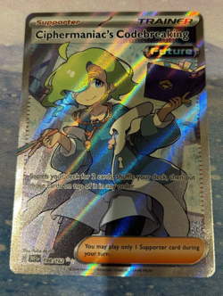 Ciphermaniac's Codebreaking 198/162 Pokemon TCG Temporal Forces Full Art NM - Image 2