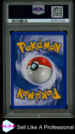 DUNKLES AQUANA GERMAN-1ST EDITION POKEMON ROCKET 2000 45 PSA 8 - Image 2