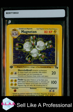 MAGNETON POKEMON 11 2000 FOSSIL HOLO DEUTSCH - Image 1