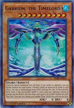 Gabrion, the Timelord - BLRR-EN024 - Ultra Rare - 1st Edition - Lightly Played - Image 1