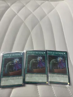 3x Called by the Grave 1st Edition Common Yu-Gi-Oh! Lp - Image 1