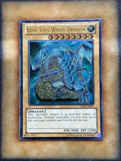 Yugioh Blue-Eyes White Dragon YSKR-EN001 Ultimate Rare NM - Image 1