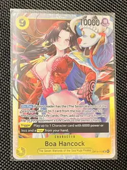 One Piece OP14 The Azure Sea’s Seven - Boa Hancock OP14-112 Super Rare ENGLISH - Image 3