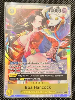 One Piece OP14 The Azure Sea’s Seven - Boa Hancock OP14-112 Super Rare ENGLISH - Image 4