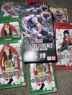 ONE PIECE Starter DECK BUNDLE (9) ST1 3 ST2 ST15 ST16 2 ST19 And ST20 - Image 1