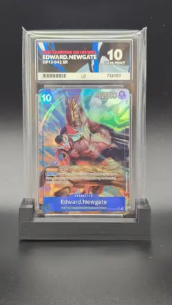 Edward Newgate Alt Art OP13-042 Carrying On His Will One Piece TCG ACE 10 - Image 1