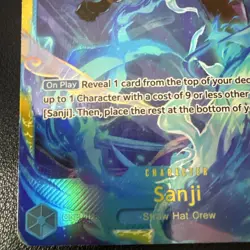 One Piece TCG | Sanji OP06-119 SEC -Wings of the Captain Foil (PRB02 Reprint) NM - Image 4