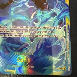 One Piece TCG | Sanji OP06-119 SEC -Wings of the Captain Foil (PRB02 Reprint) NM - Image 5