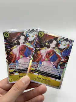 x2 One Piece CCG The Azure Sea's Seven Boa Hancock OP14-112 SR Foil Mint - Image 1
