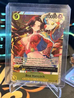 English One Piece CCG Boa Hancock SR OP14-112 The Azure Sea's Seven - Image 1