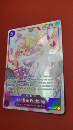 Sanji & Pudding EB02-035 Alternate Art Anime 25th Collection One Piece English - Image 1