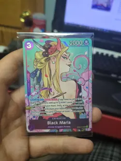 One Piece Black Maria (illustration Box Vol.2) SR OP08-074 Promo Sealed! - Image 1