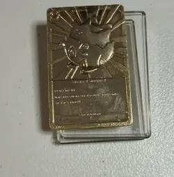 Pokemon Togepi 23K Gold Plated Card Nintendo 1999 Burger King US SELLER - Image 3