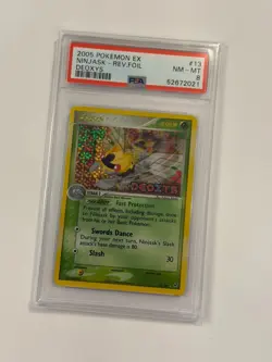 Deoxys - Ninjask 13/107 Reverse Foil - PSA 8 Graded Pokemon Card - Image 1