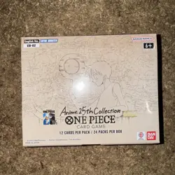 2025 One Piece Trading Card Game Extra Booster: Anime 25th Collection Box EB-02 - Image 1