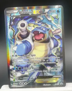 Pokemon TCG Blastoise EX Black Star Promo Holo Card XY122 - Image 1