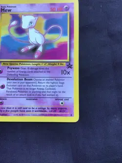 Pokemon Cards: Wizards Black Star Promo: Mew 8 - Image 4