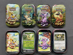 Pokemon Cards Prismatic Evolution 8 Pack Tin Collection with cards - see details - Image 4