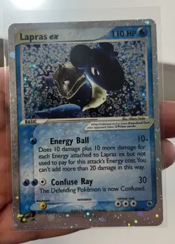 Pokemon TCG Lapras EX Holo Card Ruby and Sapphire Edition - Image 1