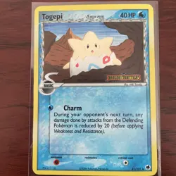 Pokemon TCG Togepi Reverse Holo Card EX DRAGON FRONTIERS 41/101 2006 NM - Image 4