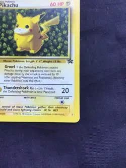 Pokemon Cards: Wizards Black Star Promo: Pikachu 1 - Image 4
