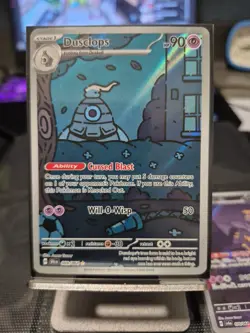 Pokemon Dusclops TCG Full Art Holo Card 069/064 Shrouded Fable Illustration Rare - Image 1