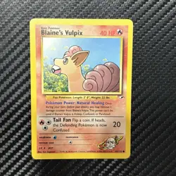 Brock’s Vulpix 65/132 Pokemon TCG Pokemon Card (MYREF#3) - Image 1