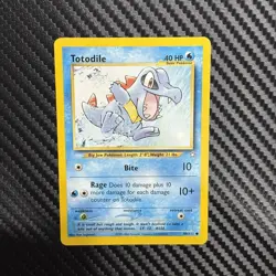Totodile 80/111 Pokemon TCG Pokemon Card (MYREF#1) - Image 1