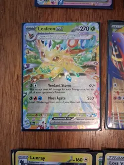 Pokemon TCG BULK EX LOT HOLOS BRILLIANT STARS 71EX 41HOLO 112 Cards Sleeved. - Image 3