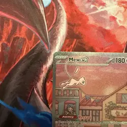 Mew ex SVP 053 Pokemon TCG Scarlet Violet 151 Black Star Promo Full Art Card - Image 4