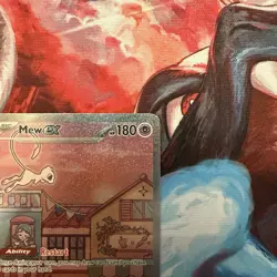Mew ex SVP 053 Pokemon TCG Scarlet Violet 151 Black Star Promo Full Art Card - Image 5