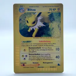 Pokemon TCG Karte - Blitza Holo Rare Skyridge H12/H32 Deutsch EXC - Image 1