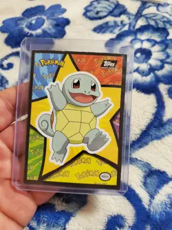 Squirtle - POKEMON TOPPS AUTHENTIC CARD NM #S3 Sticker - Image 1