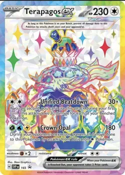 Terapagos ex 165 Scarlet & Violet Promo Holo Pokemon Card - Image 1