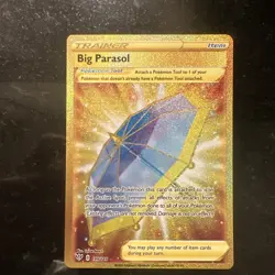 Pokemon Card Big Parasol 199/189 Darkness Ablaze Secret Rare NM - Image 1
