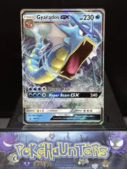 Pokemon Card Gyarados GX SM212 Black Star Promo Half Art Light Play - Image 1