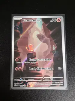 Pokemon Charmander TCG Scarlet Violet 151 Card 168/165 Art - Image 1