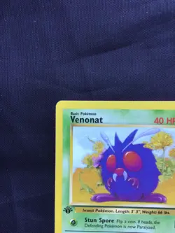 Pokemon Cards: Jungle 1st Edition Common: Venonat 63/64 - Image 2