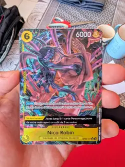 Card One Piece TCG - (OP09-107) Nico Robin V.2 Alt NEAR MINT - Image 1